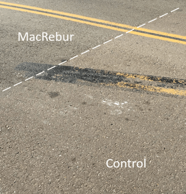 Road MacRebur vs Control visual image