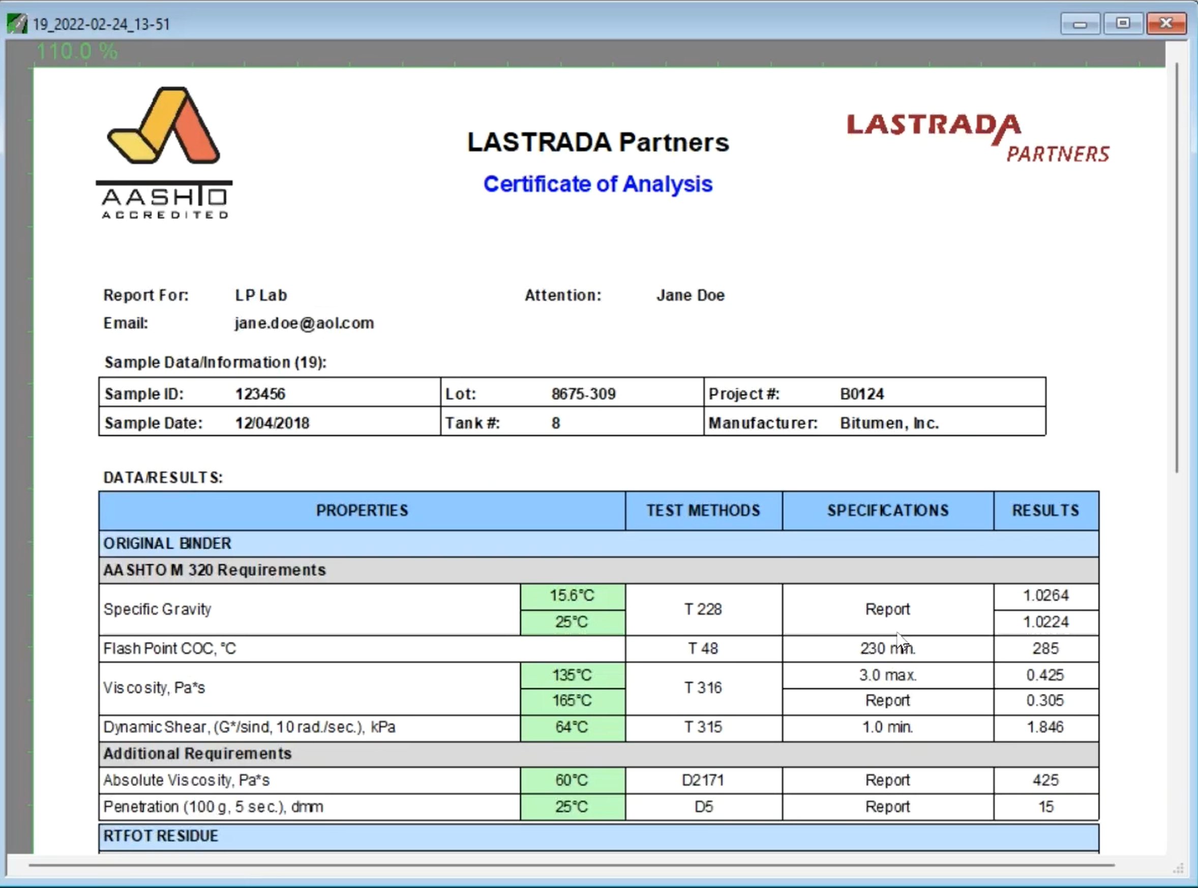 Software Template visual